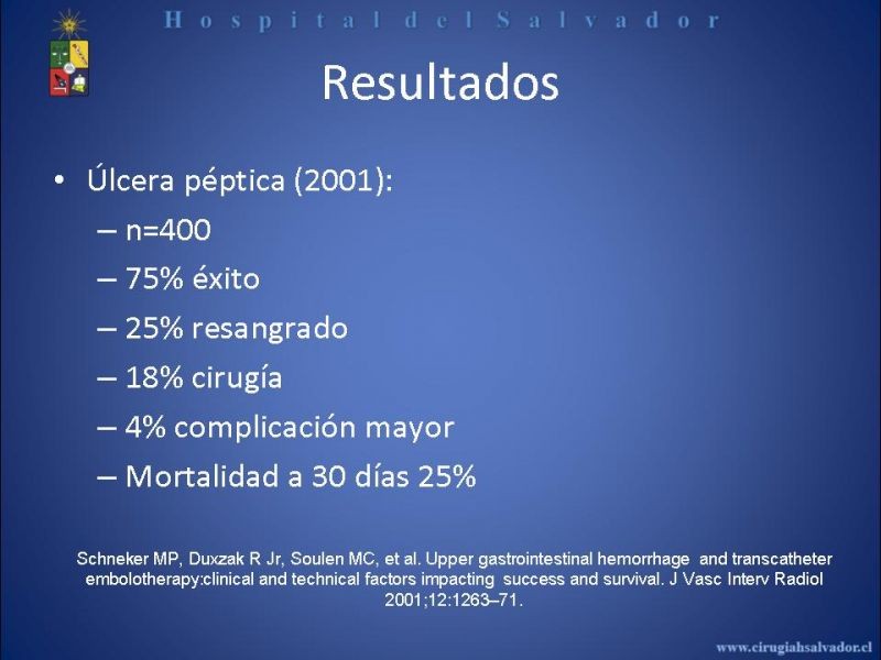 Diapositiva 19 de Angiografía en Hemorragia Digestiva