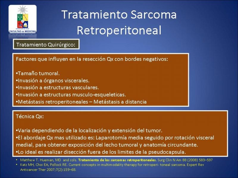 Diapositiva 16 de Sarcoma Retroperitoneal