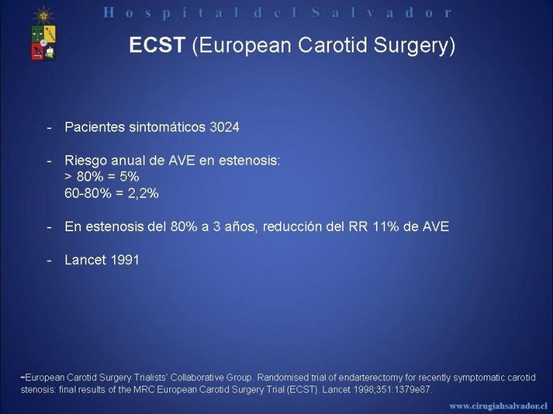 Diapositiva 14 de Patología Carotídea