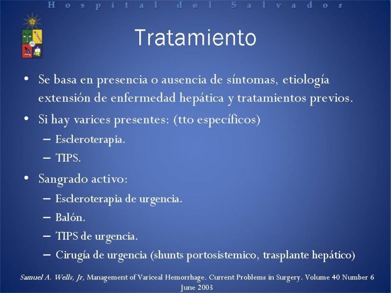 Diapositiva 10 de Hipertensión Portal:Alternativas Terapeuticas