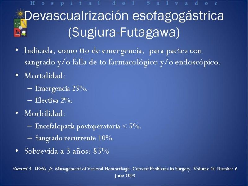 Diapositiva 18 de Hipertensión Portal:Alternativas Terapeuticas
