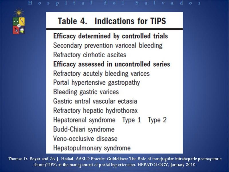 Diapositiva 31 de Hipertensión Portal:Alternativas Terapeuticas
