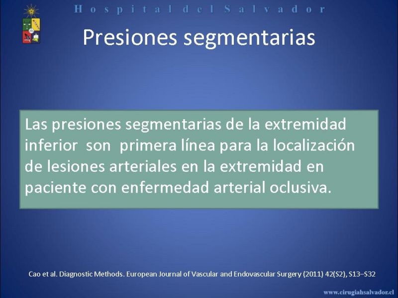 Diapositiva 15 de Laboratorio Vascular en EAO