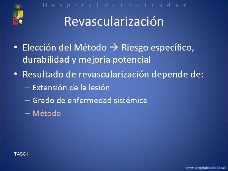 Diapositiva 5 de Angioplastía vs By Pass en isquémia crítica