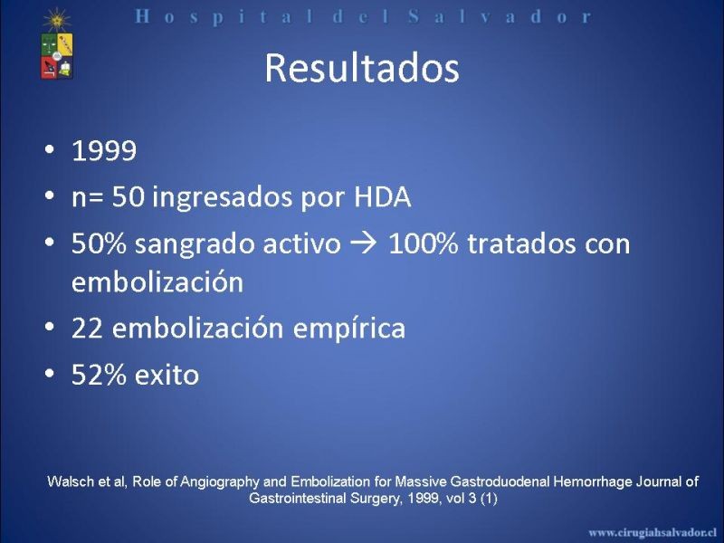 Diapositiva 20 de Angiografía en Hemorragia Digestiva