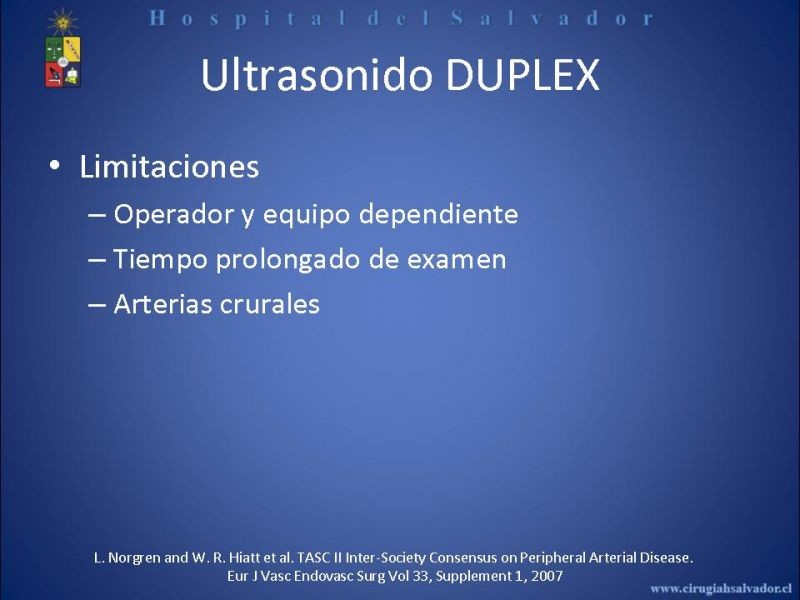Diapositiva 27 de Laboratorio Vascular en EAO