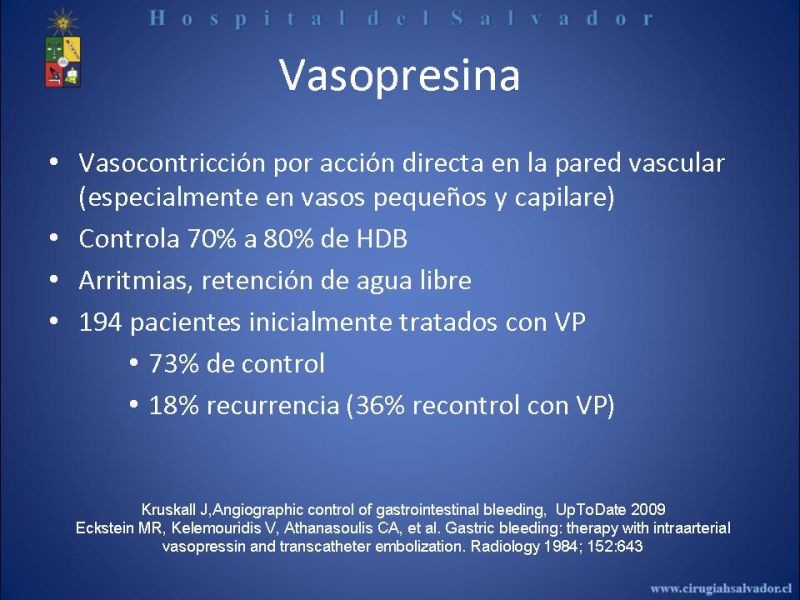 Diapositiva 11 de Angiografía en Hemorragia Digestiva