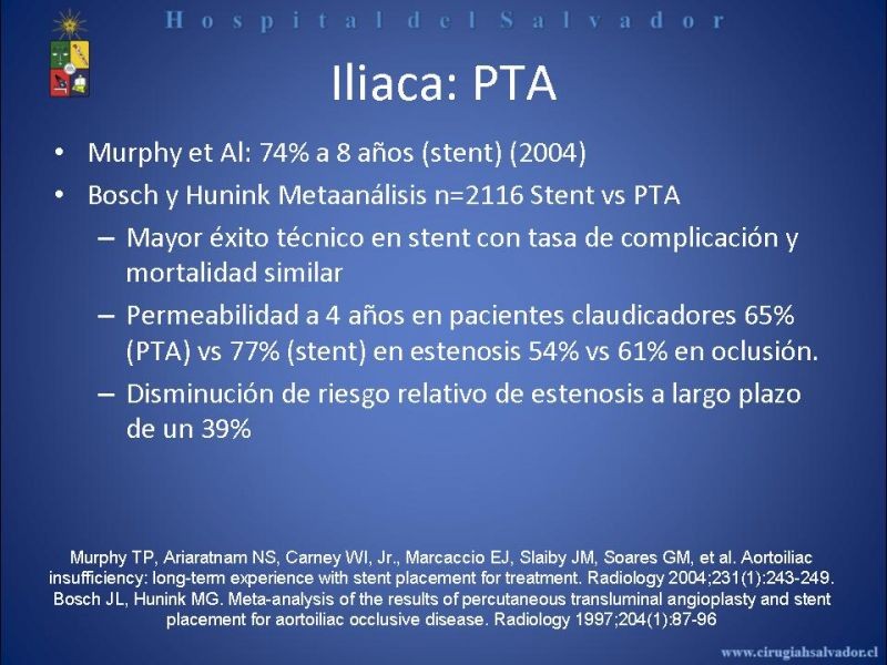 Diapositiva 13 de Angioplastía vs By Pass en isquémia crítica