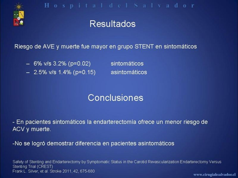 Diapositiva 25 de Patología Carotídea