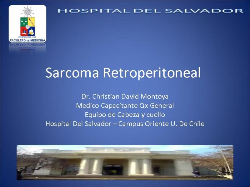 Diapositiva 27 de Sarcoma Retroperitoneal