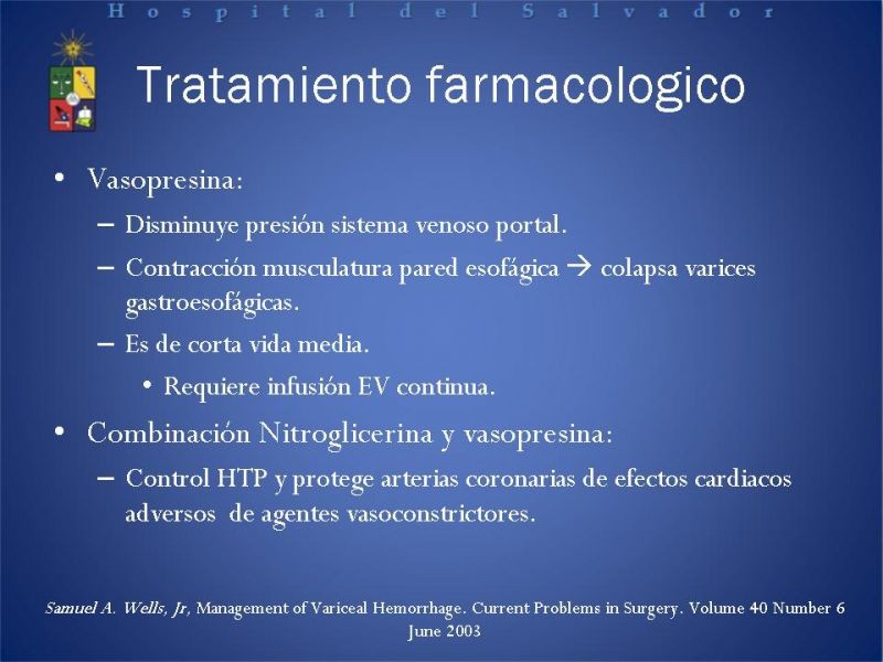 Diapositiva 13 de Hipertensión Portal:Alternativas Terapeuticas