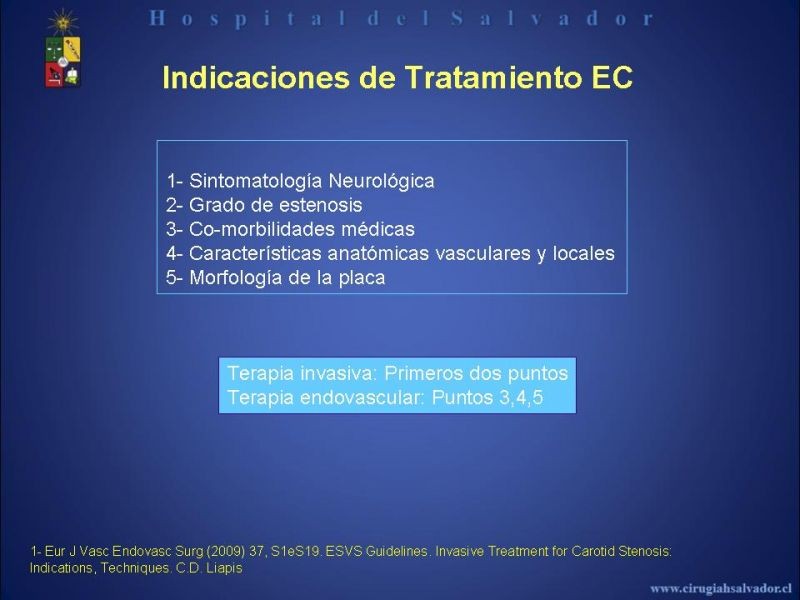 Diapositiva 5 de Patología Carotídea
