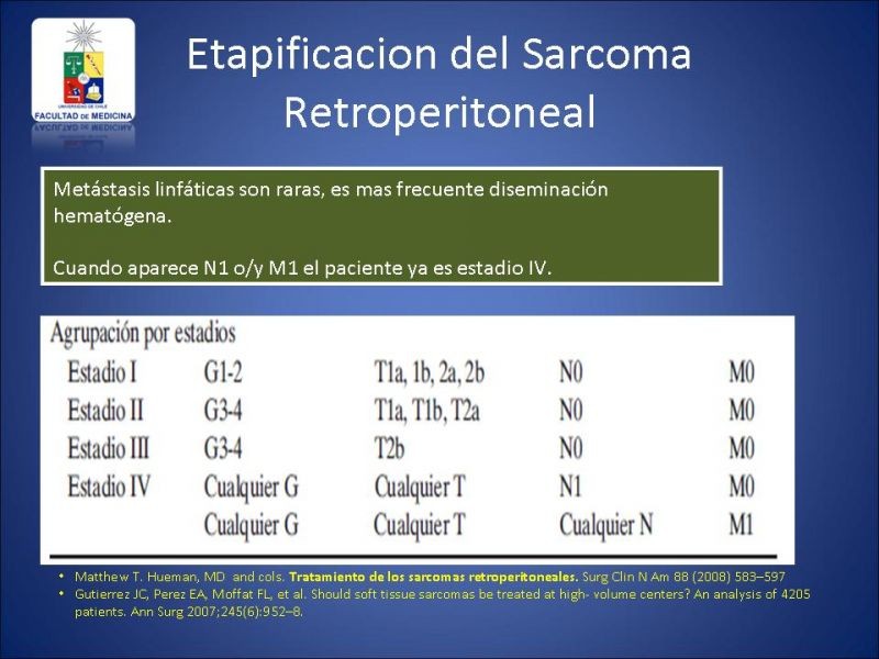 Diapositiva 14 de Sarcoma Retroperitoneal
