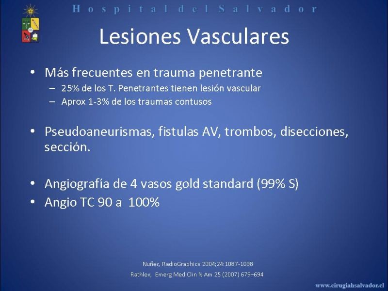 Diapositiva 16 de Trauma Vascular Cervical