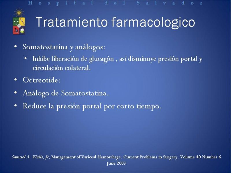 Diapositiva 14 de Hipertensión Portal:Alternativas Terapeuticas