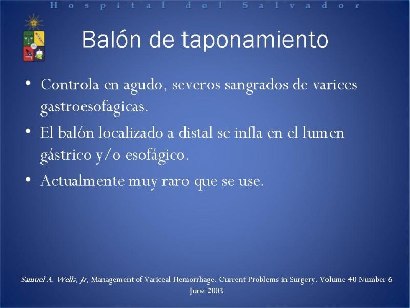 Diapositiva 16 de Hipertensión Portal:Alternativas Terapeuticas