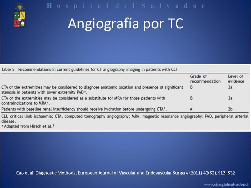 Diapositiva 31 de Laboratorio Vascular en EAO