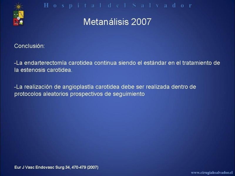 Diapositiva 23 de Patología Carotídea