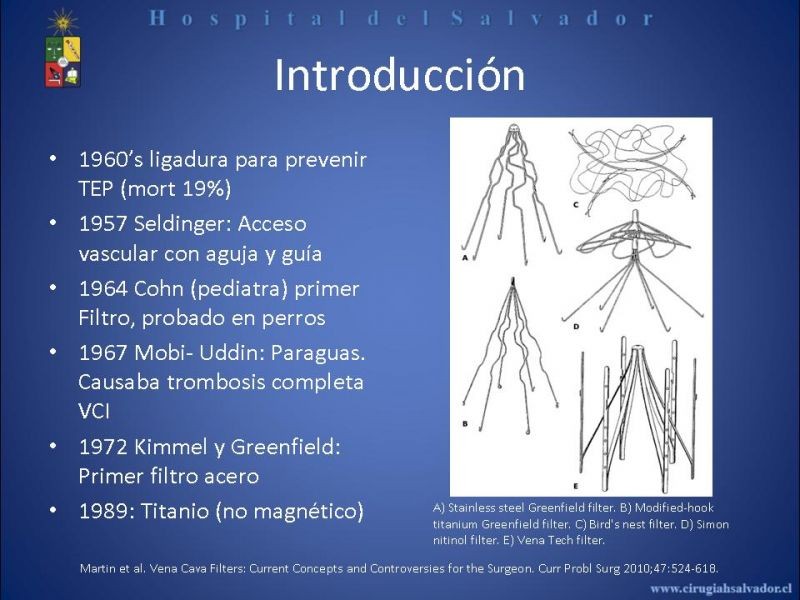 Diapositiva 3 de Filtro Vena Cava