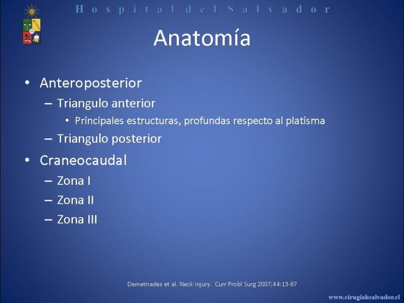 Diapositiva 3 de Trauma Vascular Cervical