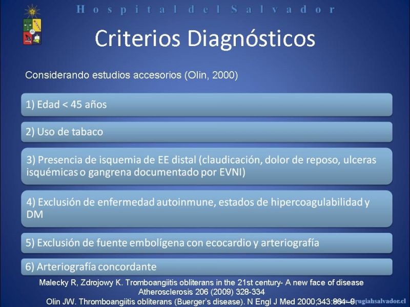 Diapositiva 23 de Tromboangeitis Obliterante(Enfermedad de Buerger)