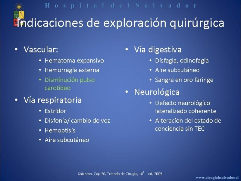 Diapositiva 13 de Trauma Vascular Cervical