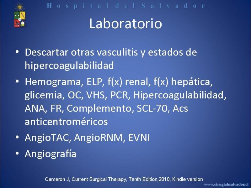 Diapositiva 16 de Tromboangeitis Obliterante(Enfermedad de Buerger)
