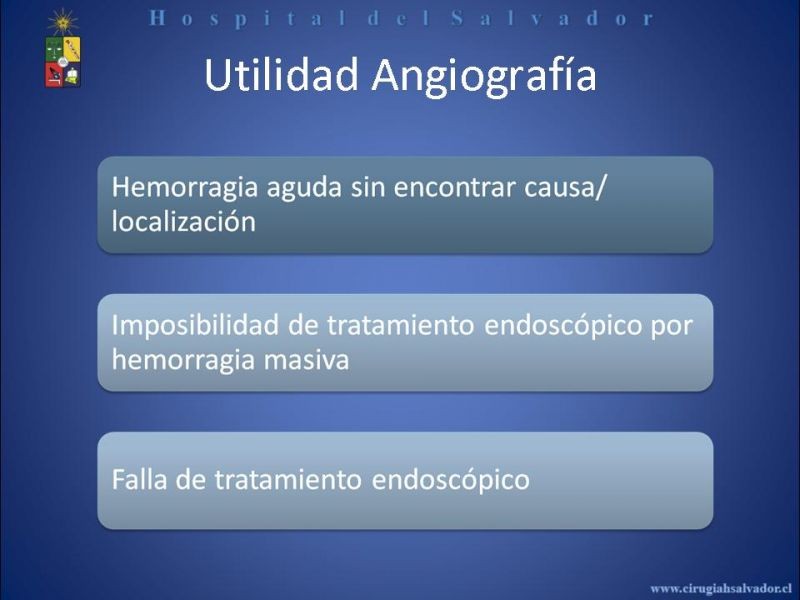 Diapositiva 6 de Angiografía en Hemorragia Digestiva