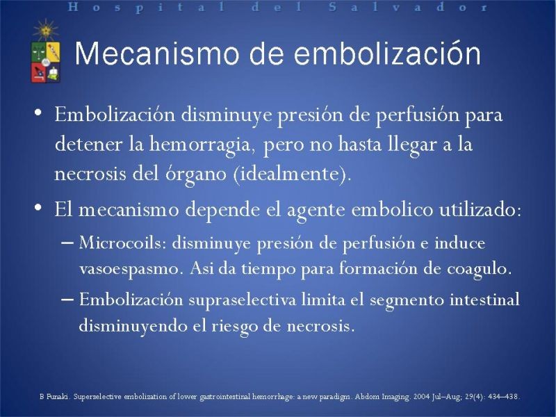 Diapositiva 10 de Cirugía endovascular en HDB