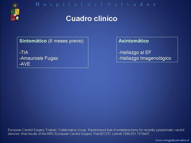 Diapositiva 4 de Patología Carotídea