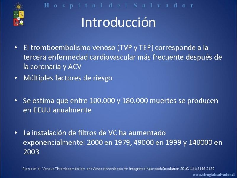 Diapositiva 1 de Filtro Vena Cava