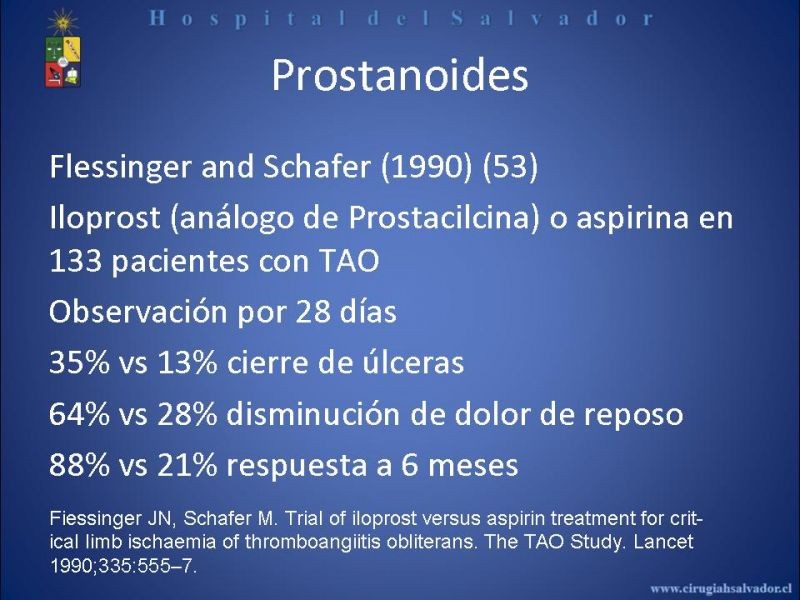 Diapositiva 31 de Tromboangeitis Obliterante(Enfermedad de Buerger)