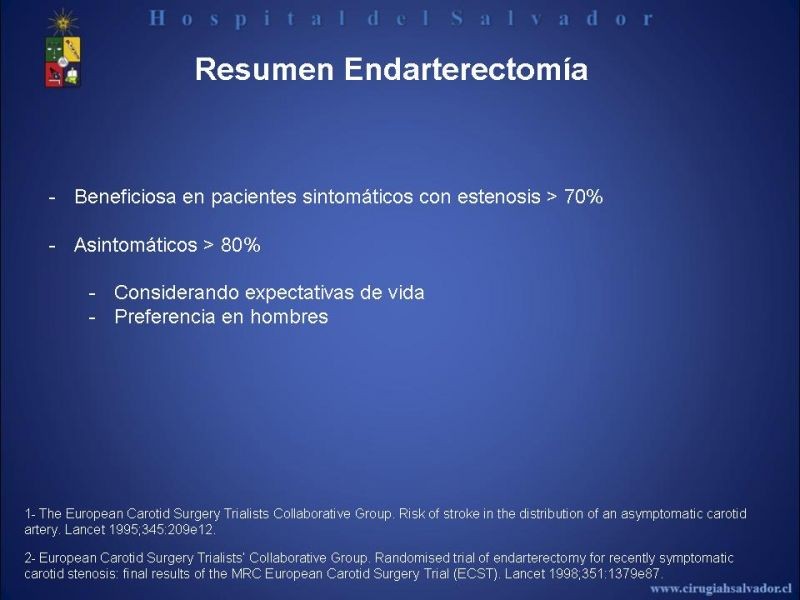 Diapositiva 17 de Patología Carotídea