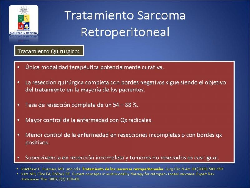 Diapositiva 15 de Sarcoma Retroperitoneal