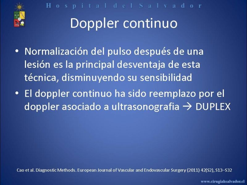 Diapositiva 17 de Laboratorio Vascular en EAO
