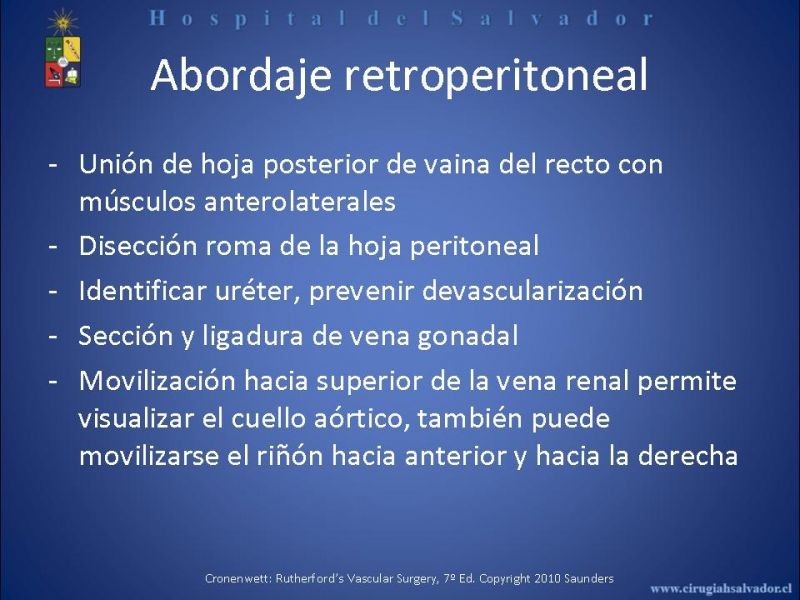 Diapositiva 21 de Abordaje de Aorta abdominal