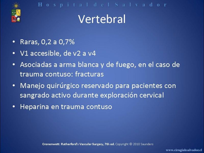 Diapositiva 23 de Trauma Vascular Cervical