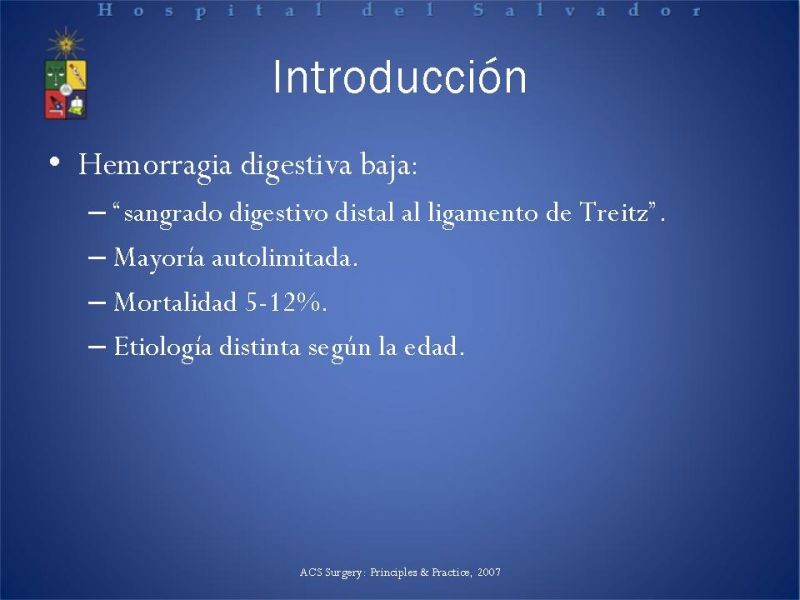 Diapositiva 1 de Cirugía endovascular en HDB