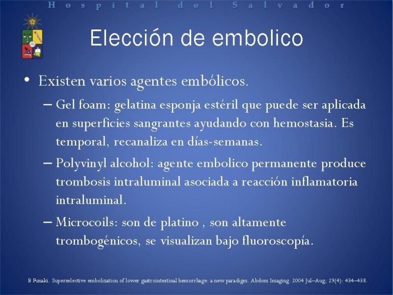Diapositiva 9 de Cirugía endovascular en HDB