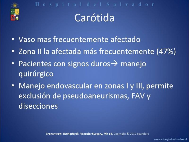 Diapositiva 21 de Trauma Vascular Cervical