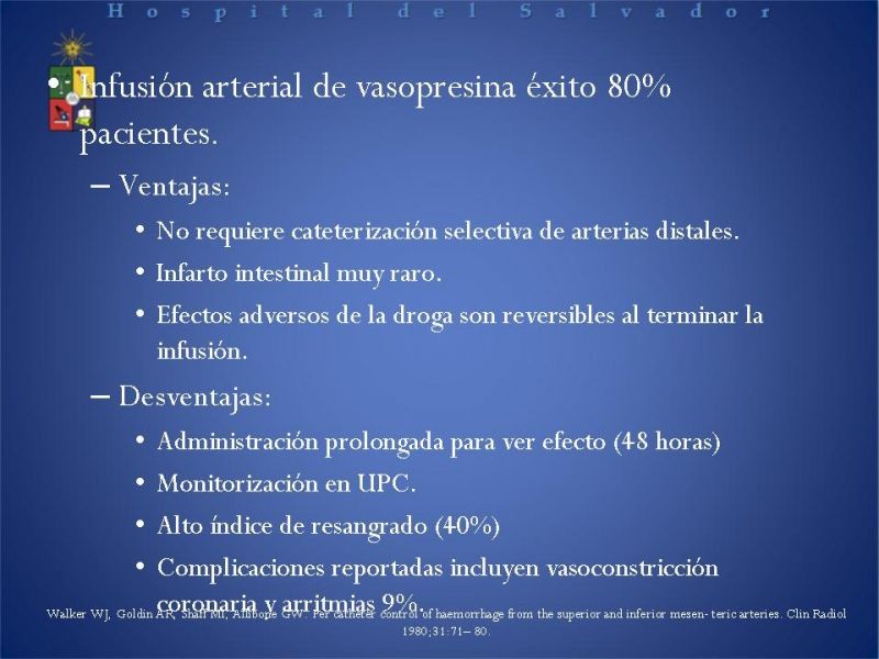 Diapositiva 4 de Cirugía endovascular en HDB