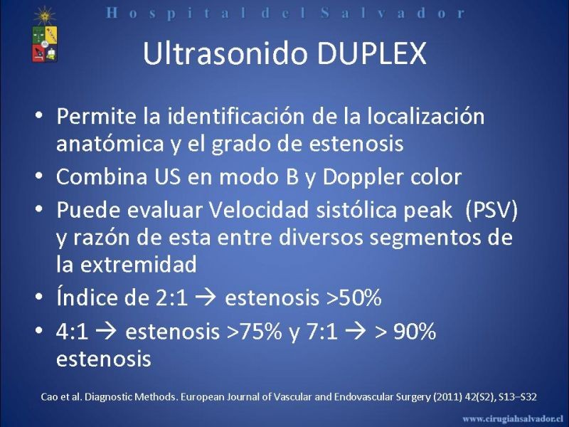 Diapositiva 25 de Laboratorio Vascular en EAO