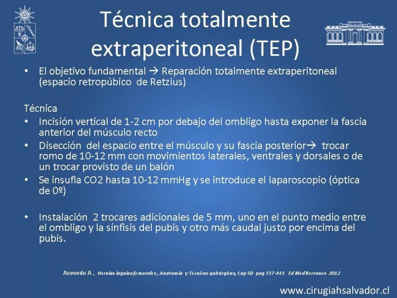 Diapositiva 12 de Laparoscopia en Hernia Inguinal