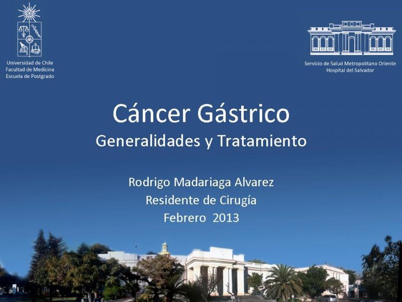 Diapositiva 14 de Cáncer Gástrico: Generalidades y Manejo    