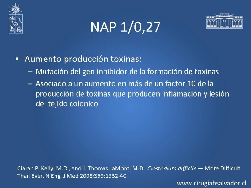 Diapositiva 33 de Sindrome diarreico por Clostridium Difficille