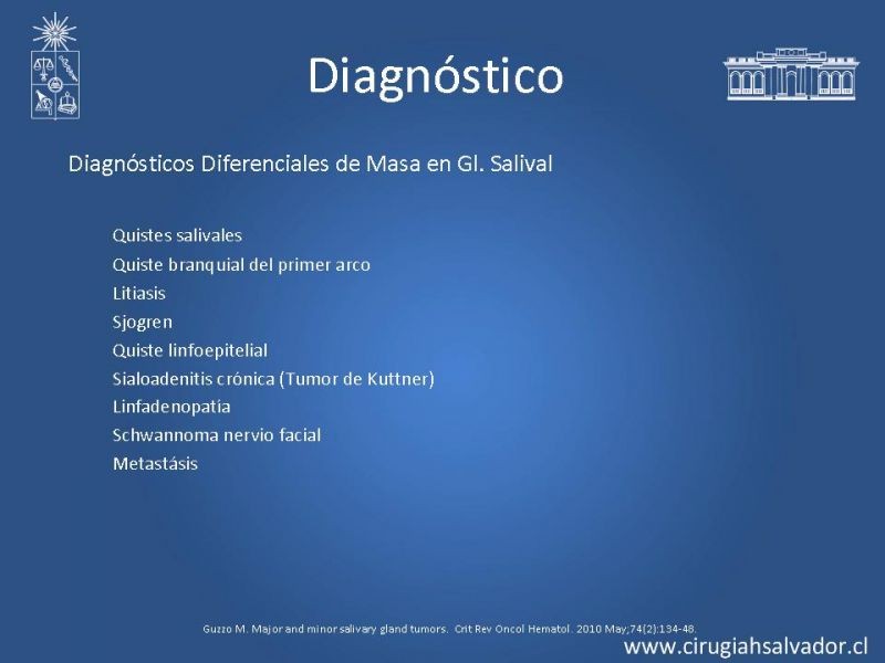 Diapositiva 12 de Tumores Glándulas Salivares