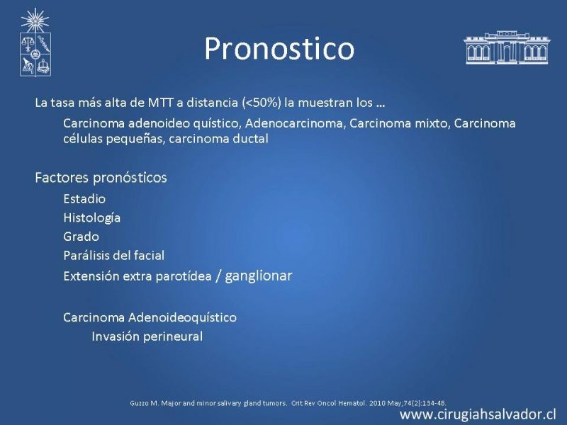Diapositiva 19 de Tumores Glándulas Salivares