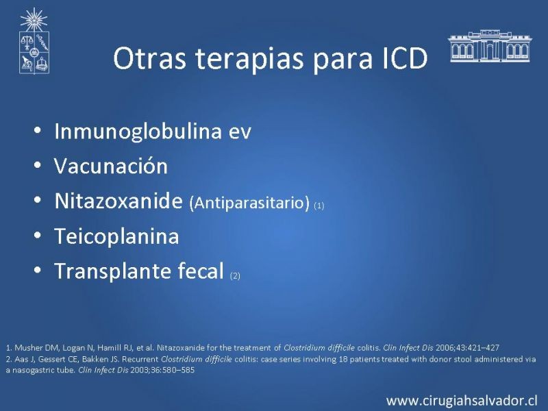 Diapositiva 31 de Sindrome diarreico por Clostridium Difficille