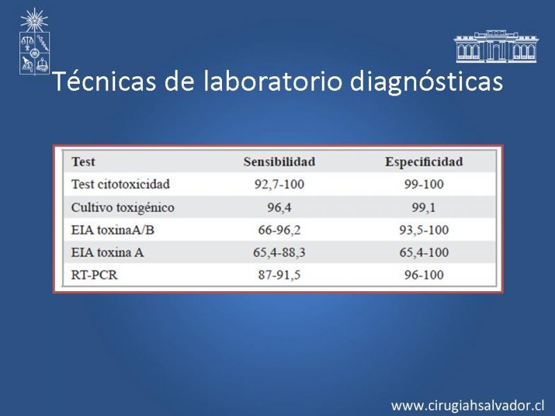Diapositiva 14 de Sindrome diarreico por Clostridium Difficille