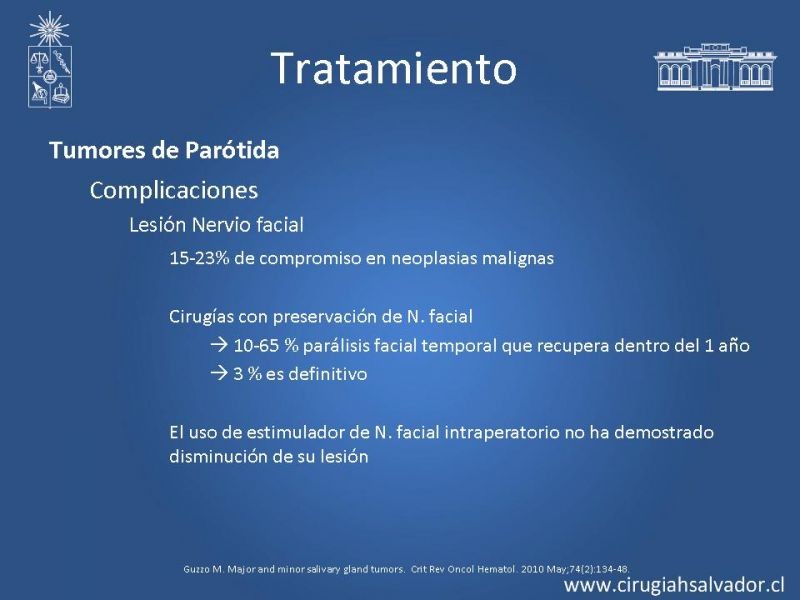 Diapositiva 22 de Tumores Glándulas Salivares